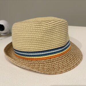 Straw Fedora Hat for Baby/Toddler